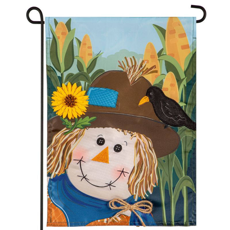 Scarecrow & Friend Garden Flags